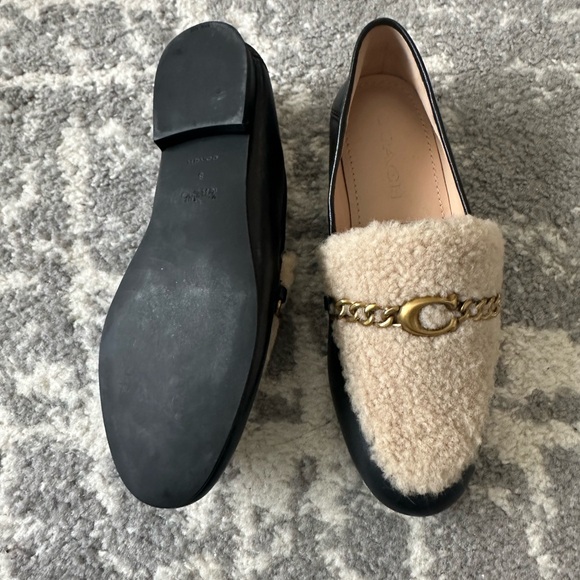 Coach Helena Sherpa Loafers Size 5 - Picture 4 of 5